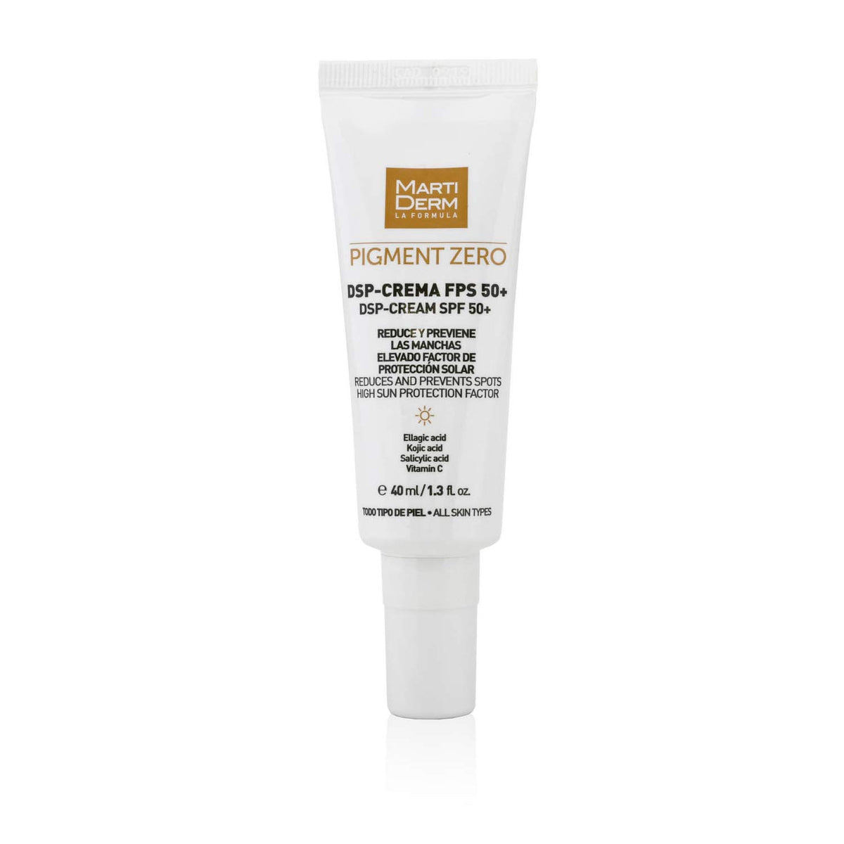 Martiderm cream applied on hand illustrating coverage and finish benefit