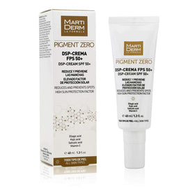 Martiderm front packaging showing SPF 50+ for high sun protection