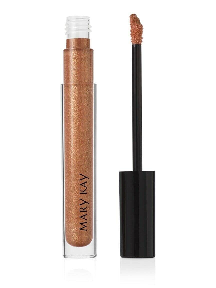Mary Kay Beach Bronze lip gloss front view showing shimmer and moisturizing finish