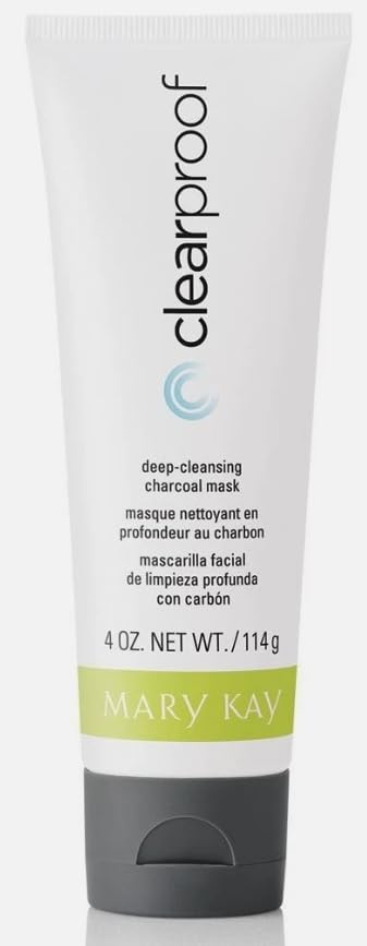 Mary Kay charcoal mask front packaging showing product and matte finish benefit