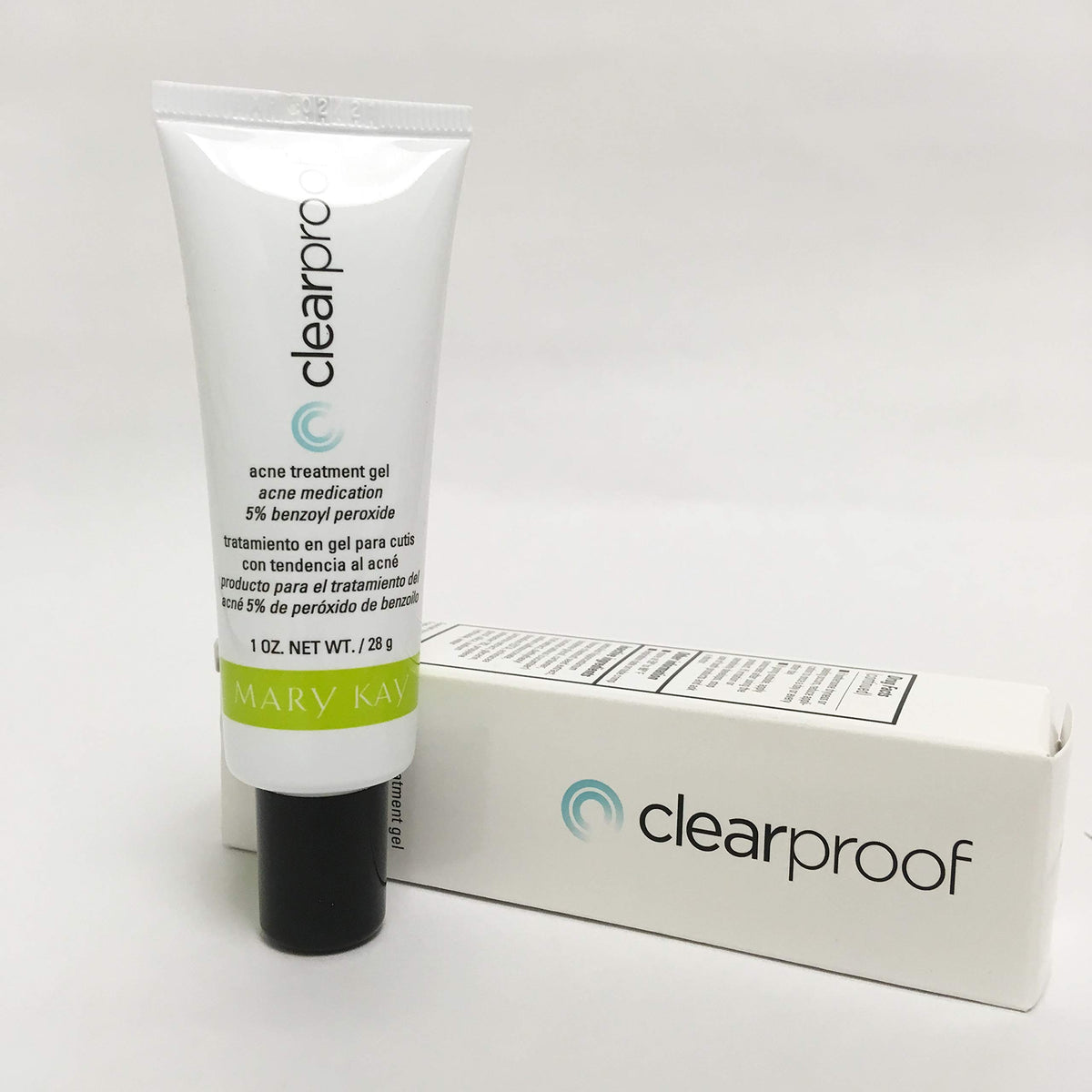 Mary Kay Clearproof gel texture close-up showing clear lightweight formula absorbed quickly