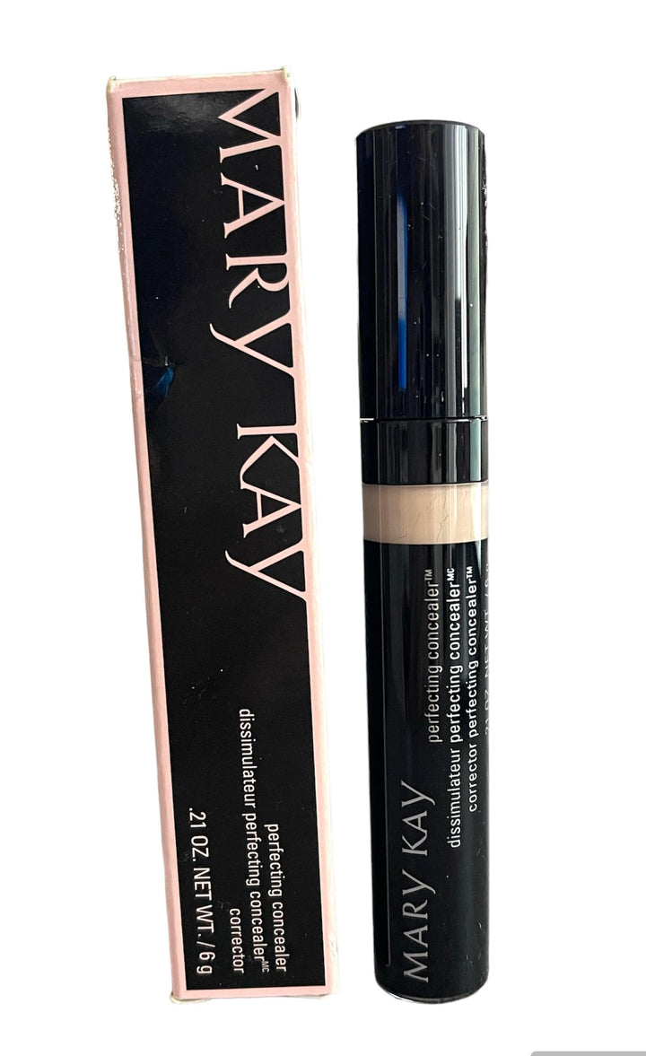 Mary Kay concealer front packaging showing product tube and shade information for precise color match