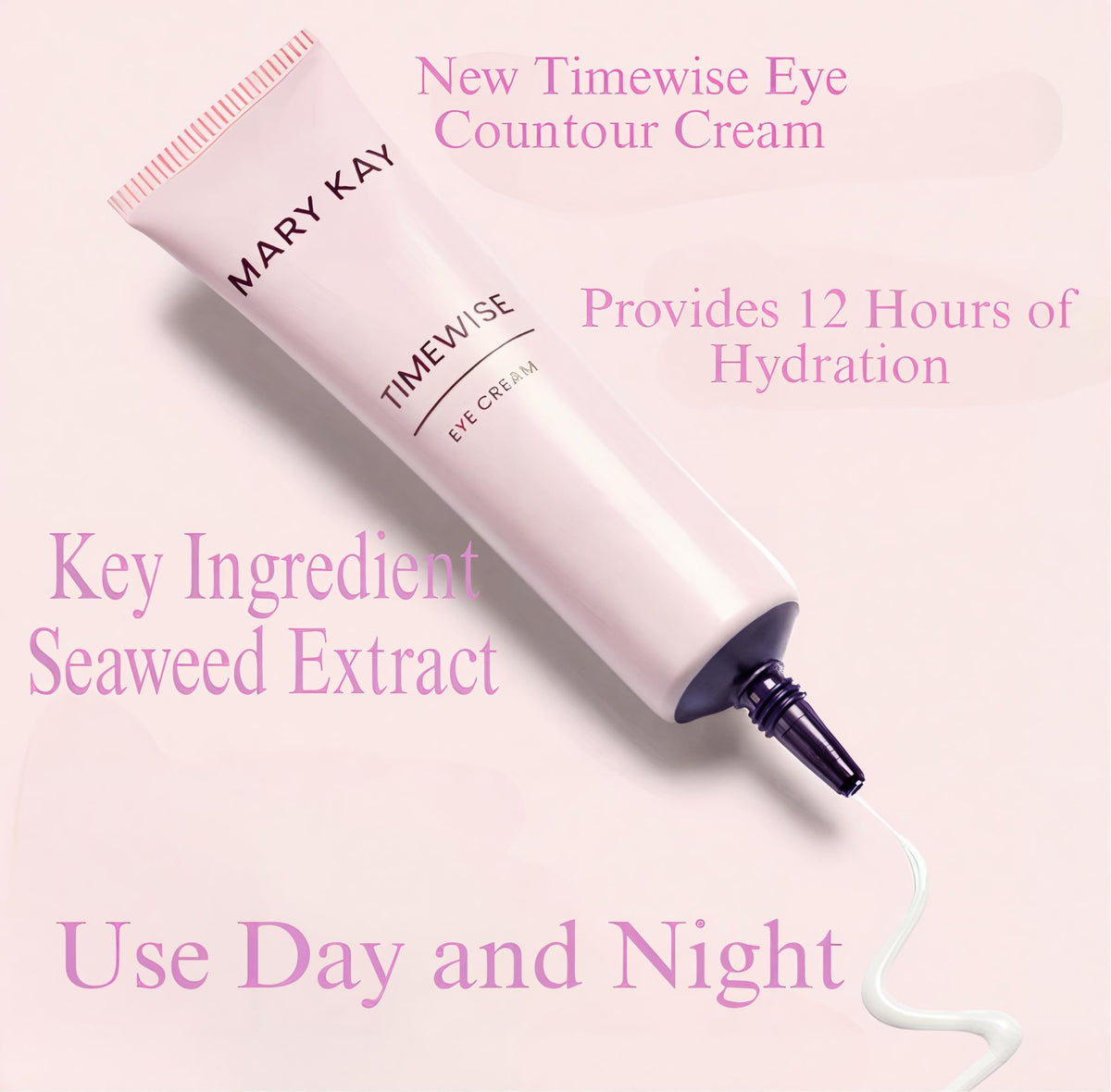 Mary Kay open jar revealing product inside and fresh, moisturizing look benefit