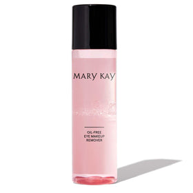 Mary Kay bottle front packaging showing product and size, clear benefit of portability