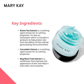 Mary Kay gel texture close-up demonstrating lightweight cooling hydration