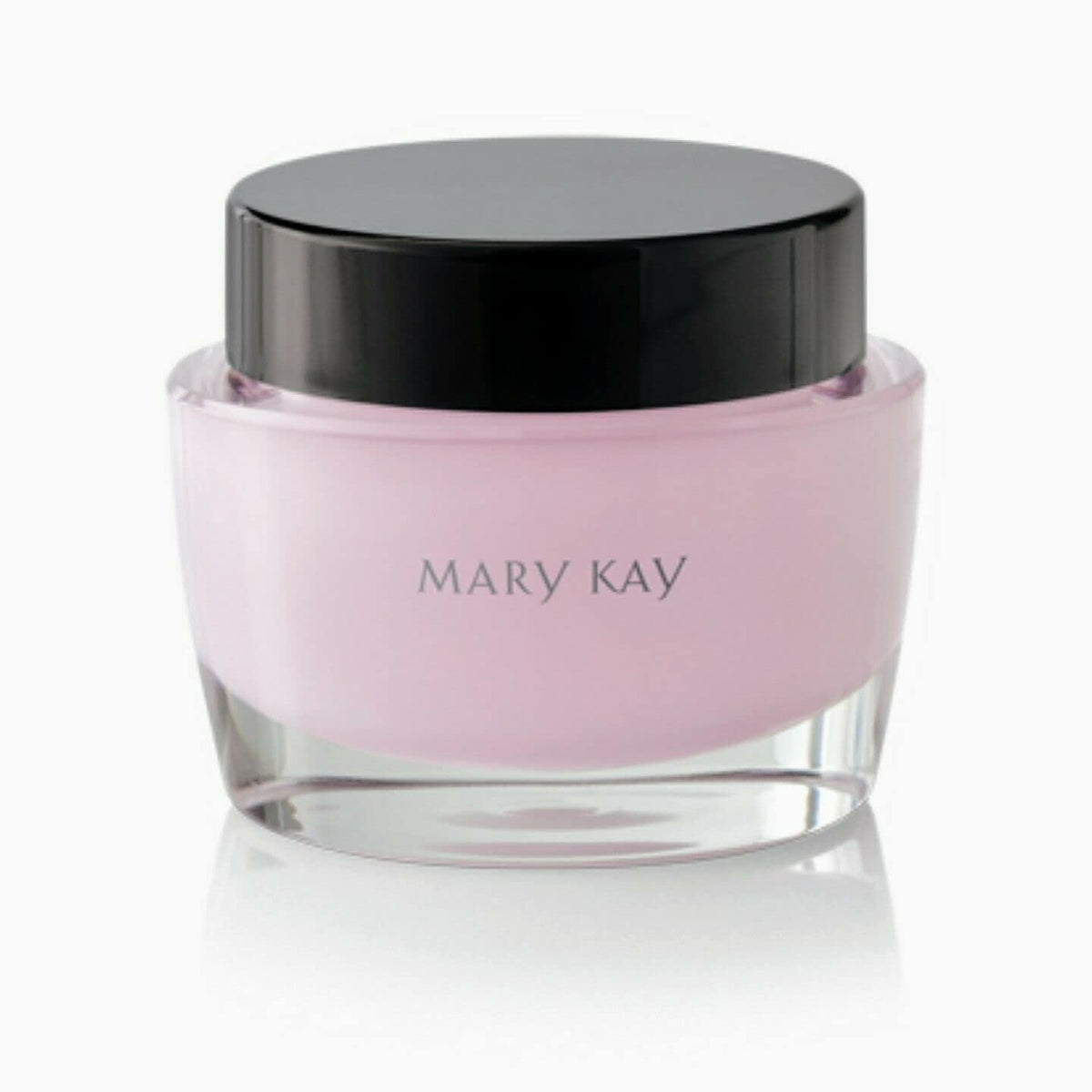 Mary Kay front jar view showing clean packaging and easy scoop benefit