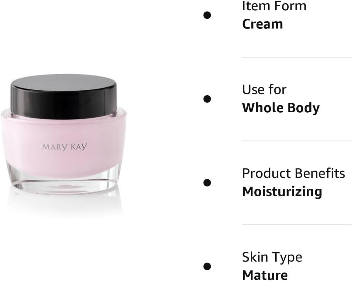 Mary Kay size comparison beside common items showing travel-friendly 1.8 oz