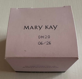 Mary Kay gel next to sunscreen and makeup for routine layering