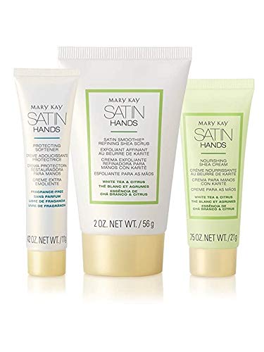 Mary Kay applied to hands demonstrating immediate softening and non-greasy finish