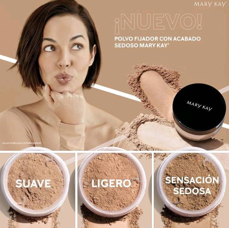 MARY KAY powder texture close-up highlighting silky particles for smooth finish benefit