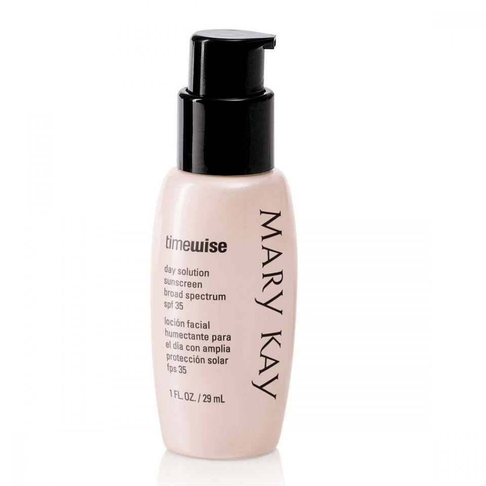 Mary Kay TimeWise front packaging showing SPF 35 and lightweight benefits