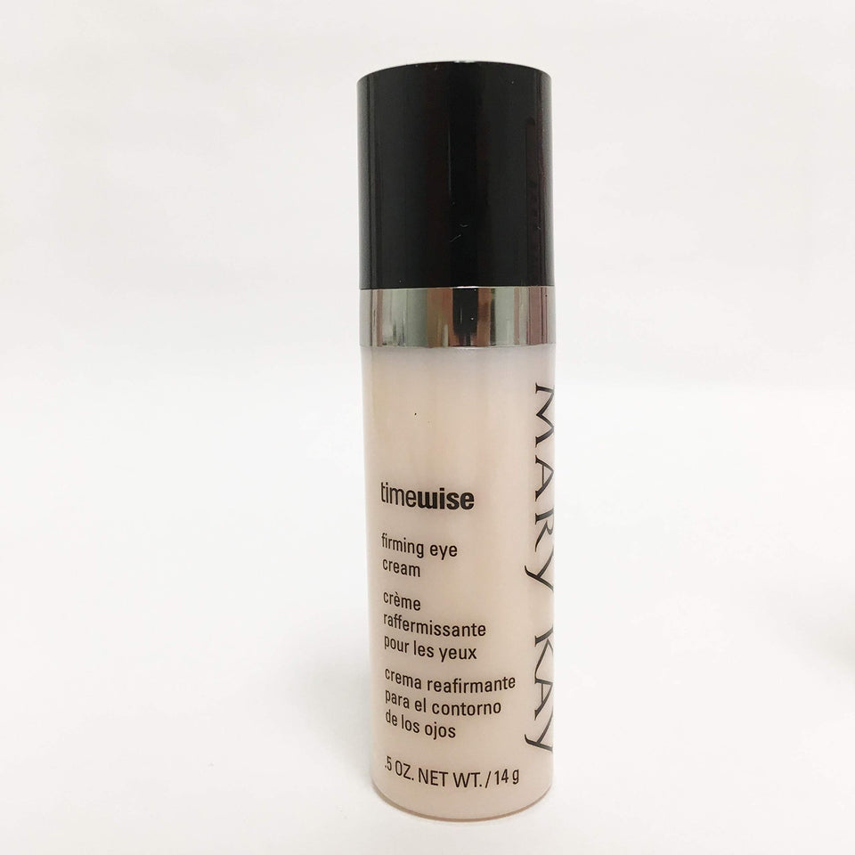 Mary Kay TimeWise jar front view showing compact design and quick firming benefit