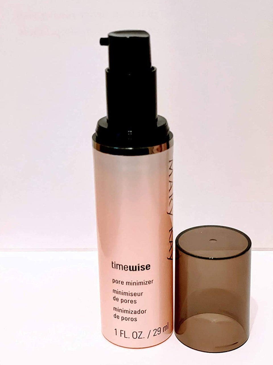 Mary Kay TimeWise front packaging showing product benefits and refined finish