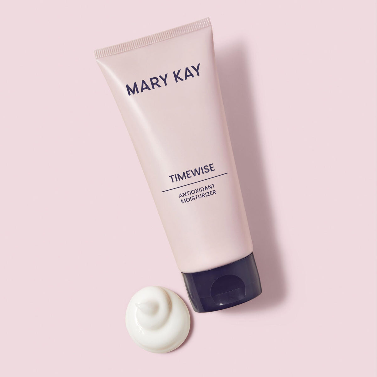 Mary Kay TimeWise applied to hand demonstrating brand hydration and lightweight finish