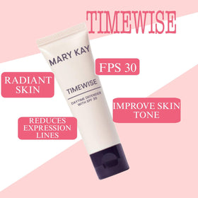 Mary Kay Timewise lotion texture close-up showing quick absorption