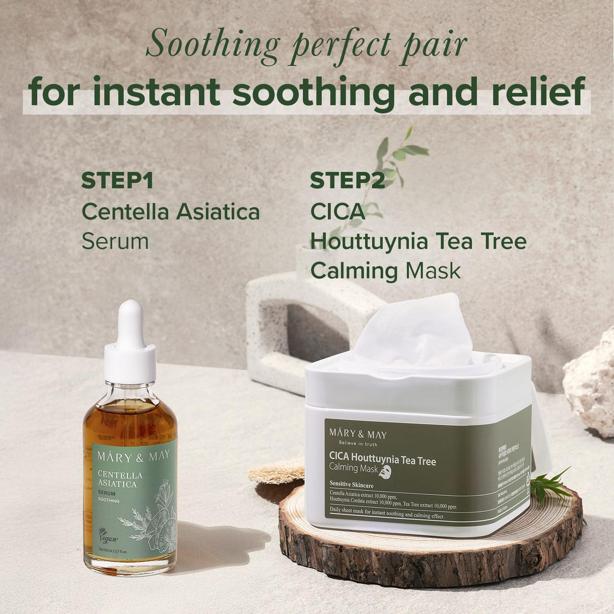 Mary&May used during morning routine for calm, non-sticky finish