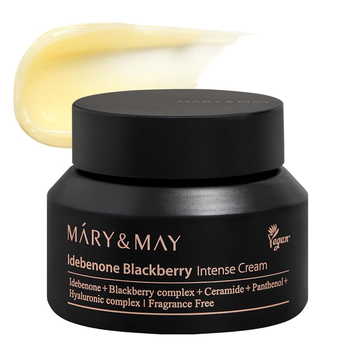 Mary&May front jar 2.46 oz showing packaging and clean ingredient focus