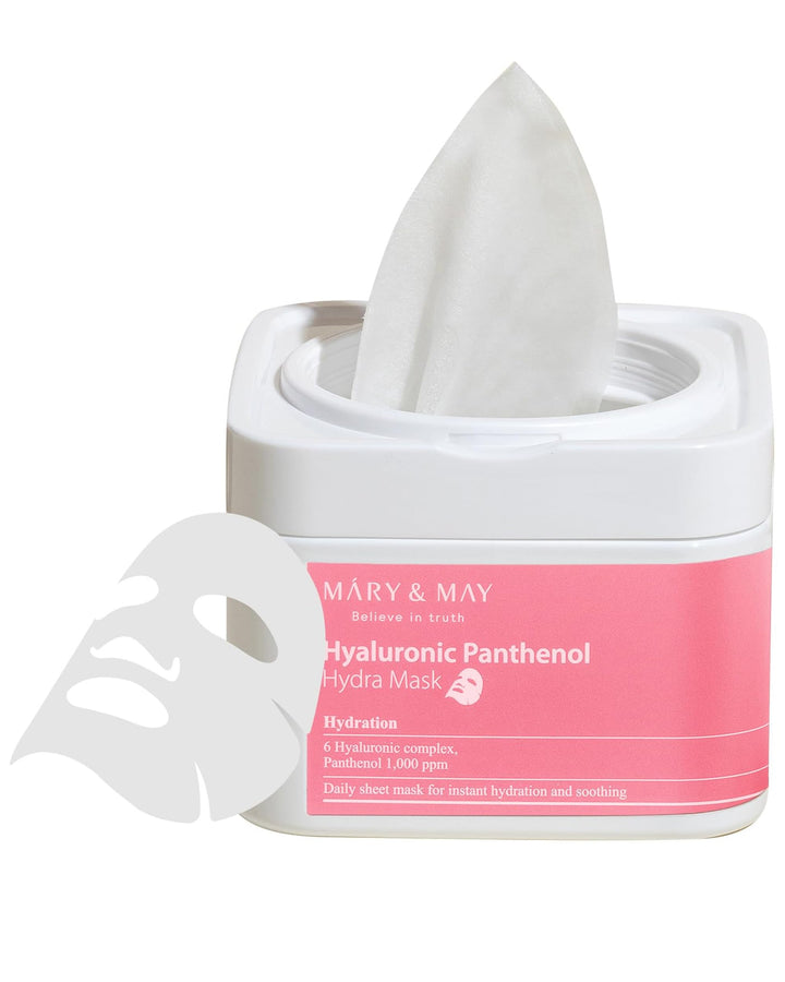 Mary&May front packaging showing pull-out box and hygienic design benefit