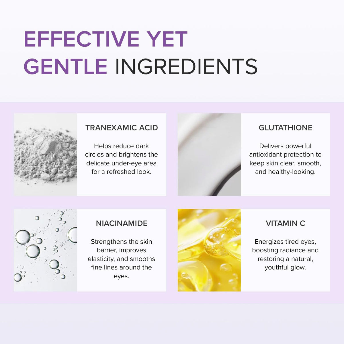Close-up of Mary&May label and ingredient list showing clean formula
