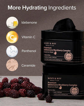Mary&May lifestyle bathroom counter suggesting quick daily radiant-skin routine