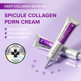 Mary&May open jar texture view highlighting concentrated cream benefits