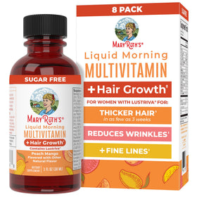 MARYRUTH'S front travel pack showing eight 1 oz bottles and packaging for easy travel