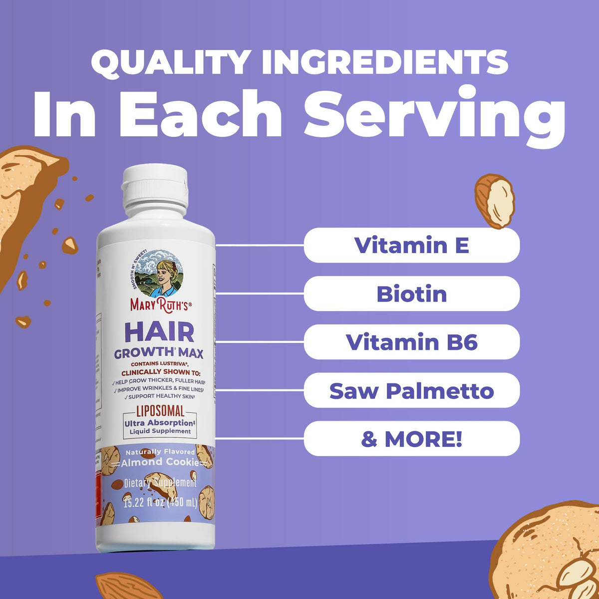 MaryRuth's supplement drizzled over yogurt showing versatile serving ideas