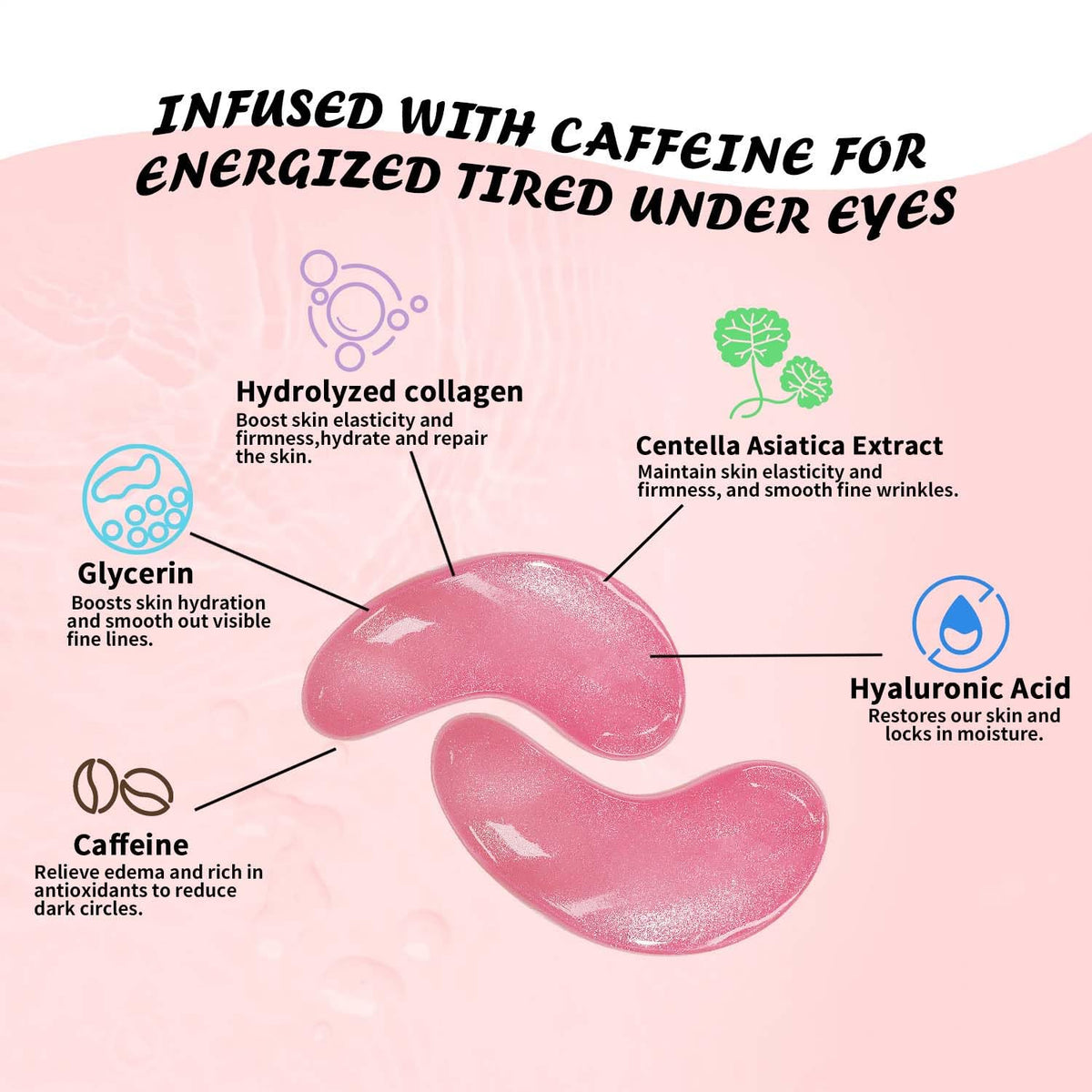 Maskiss application under eye demonstrating secure fit and coverage