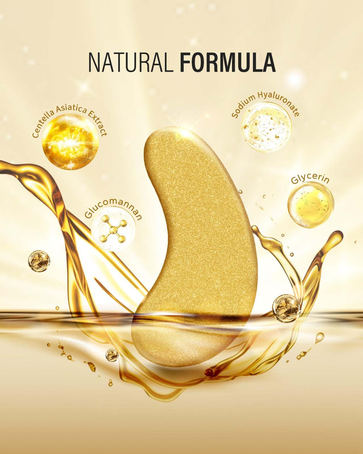 Maskiss hydrogel close-up texture showing smooth serum-rich surface