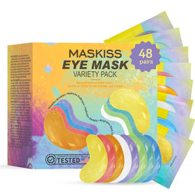 Maskiss front packaging showing 48 pairs and colorful branding for variety