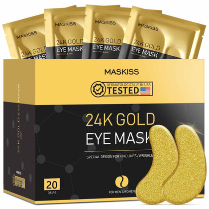 Maskiss front packaging showing 20 pairs and product branding benefits