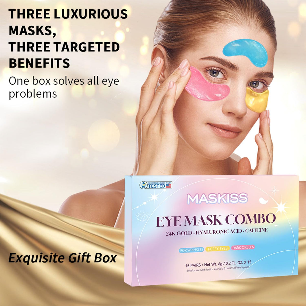 Maskiss gift box staged in lifestyle scene ideal for gifting