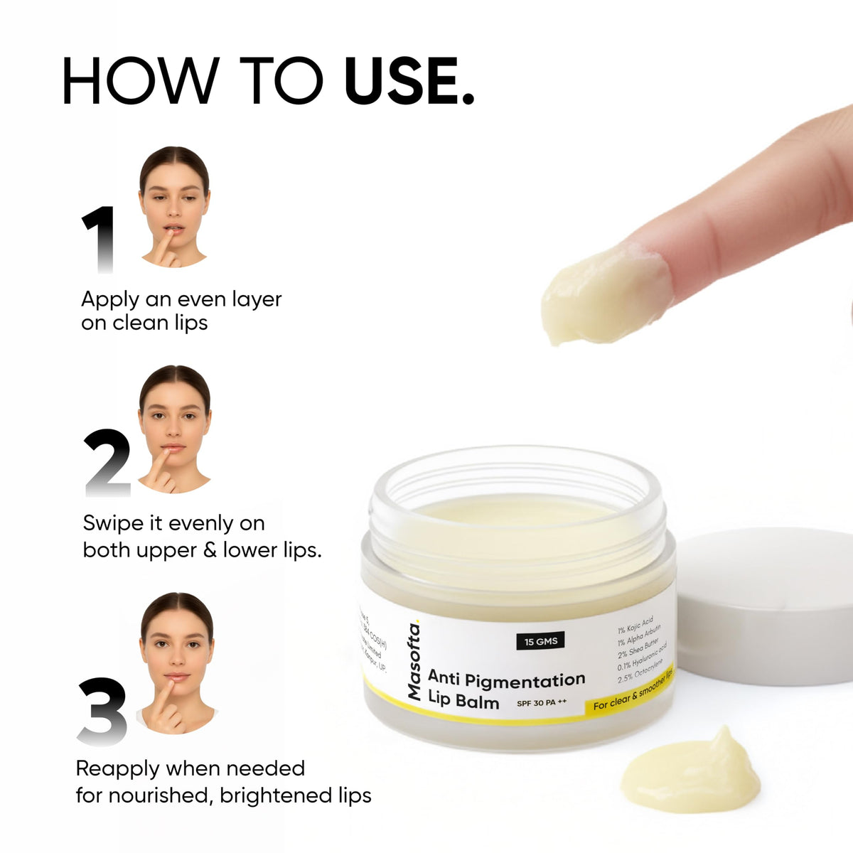 Masofta size comparison in hand illustrating portable 15g travel-friendly benefit