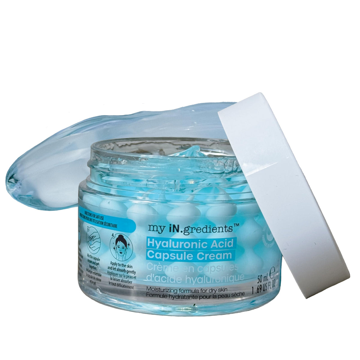 masque BAR front jar showing elegant packaging and brand hydration benefits