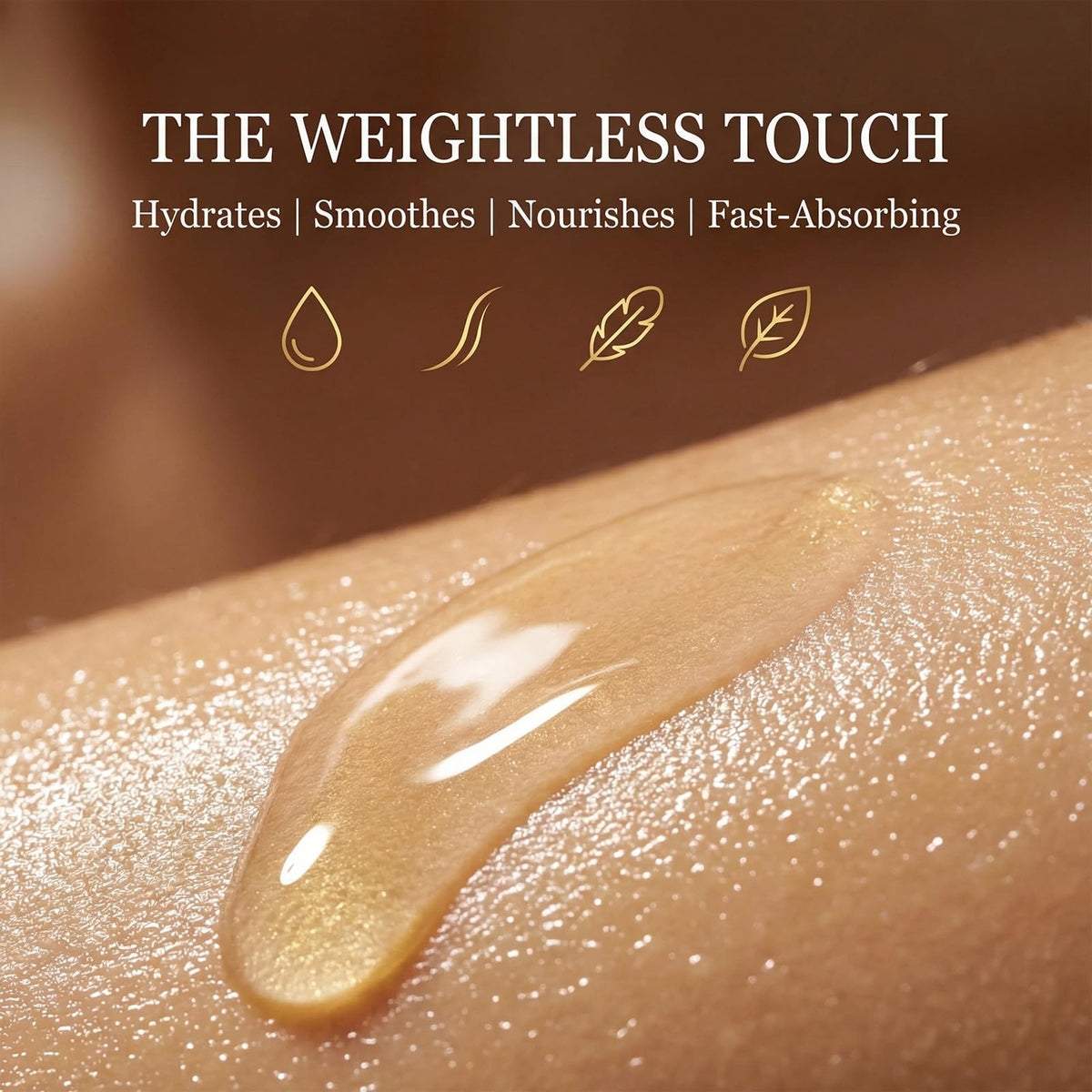 MATIERE oil texture closeup showing silky finish for fast absorption benefit