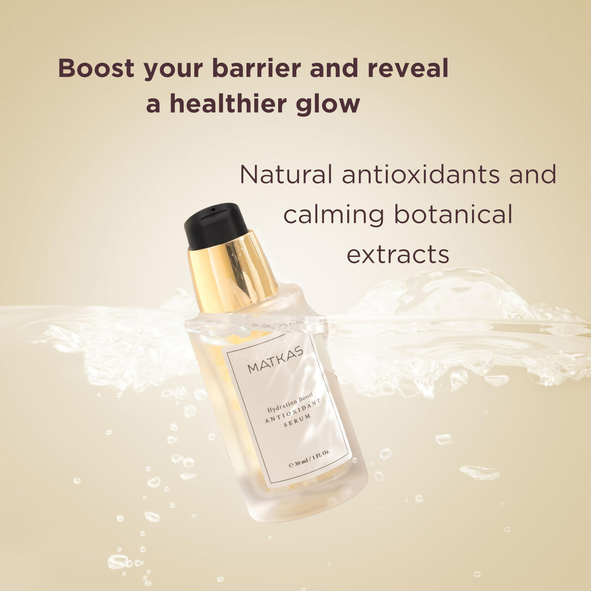 MATKAS centella and fig extracts highlighting calming ingredient benefits