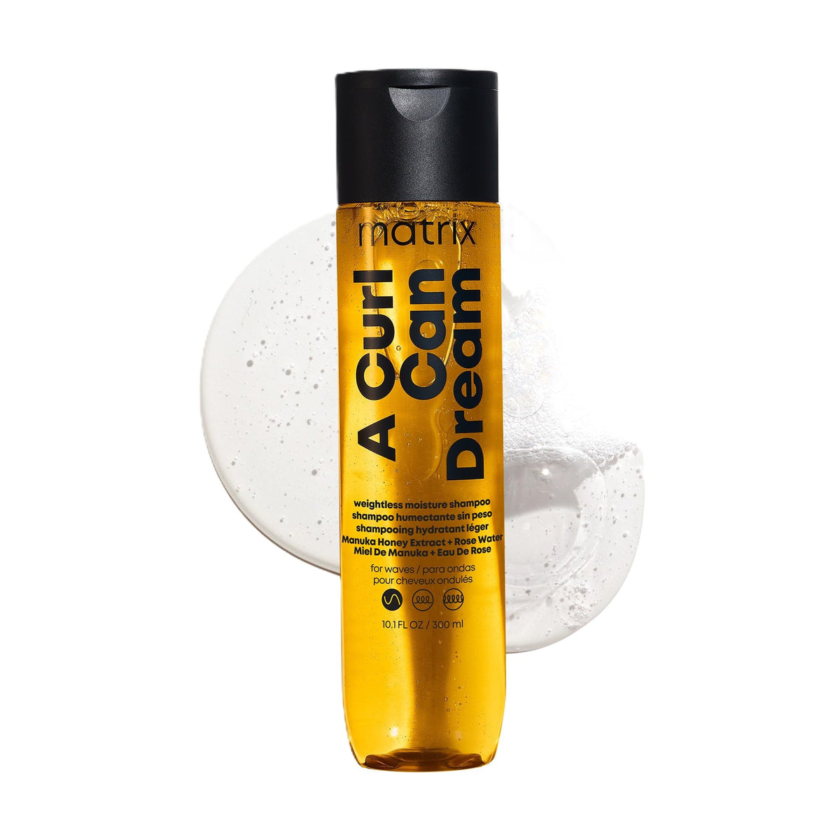 MATRIX front bottle showing product branding and easy-grip design benefit