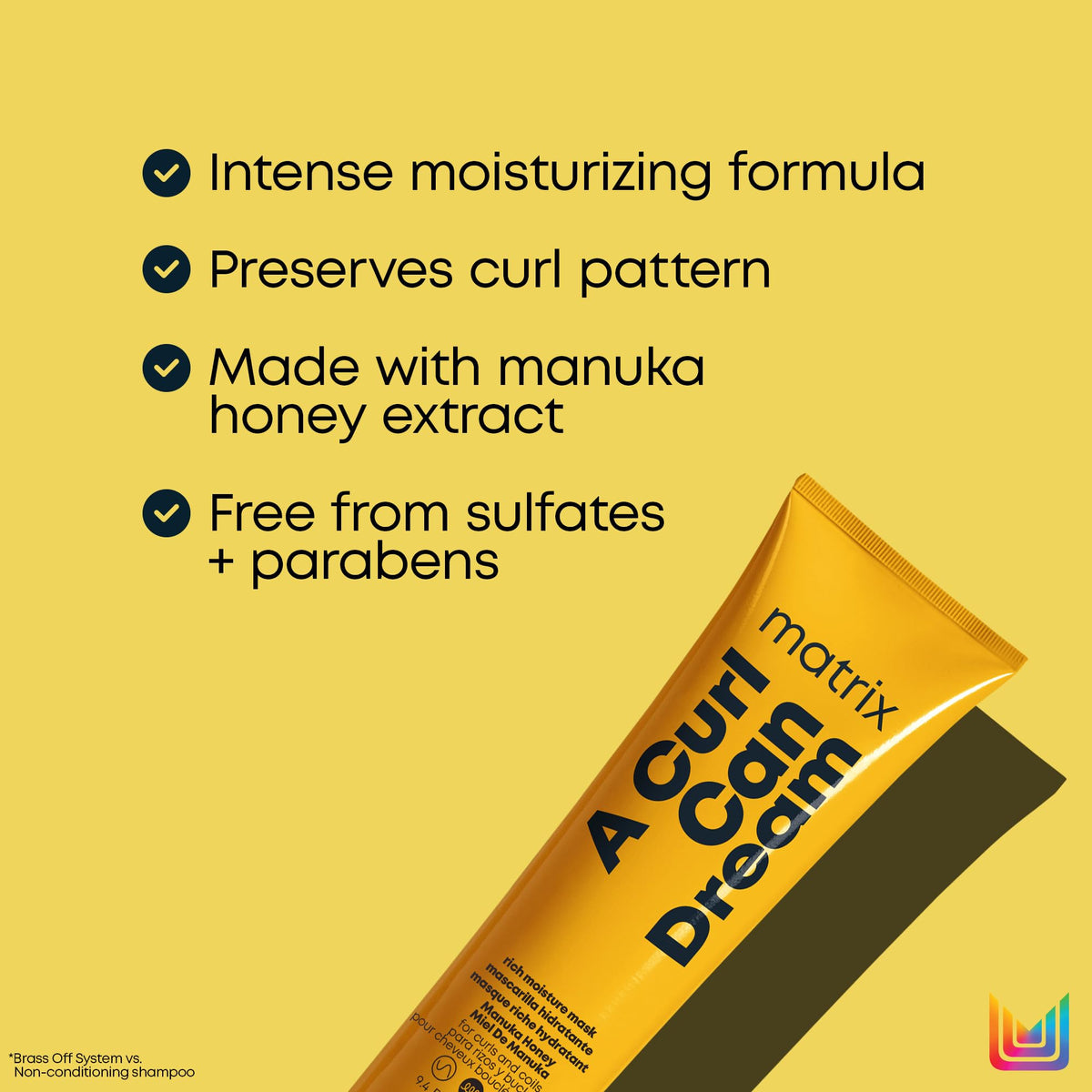 MATRIX close-up of creamy Rich Mask texture highlighting rich hydration