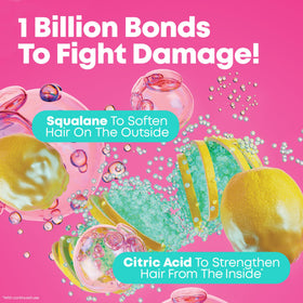 MATRIX back label with ingredients to highlight citric acid and squalane