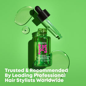MATRIX placed in bathroom routine scene showing integration with shampoo and conditioner steps