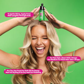 MATRIX label close-up displaying ingredient callouts like avocado oil for informed shoppers