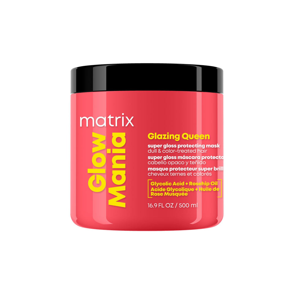 MATRIX front packaging showing product and glossy finish benefit