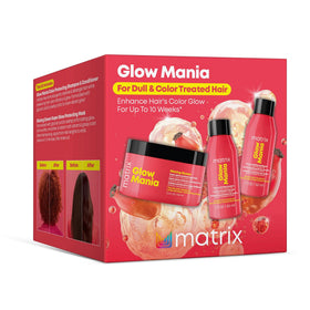 MATRIX front packaging showing kit trio and compact travel size benefit