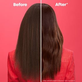 Matrix glycolic acid concept visual showing smoothing action for vibrancy