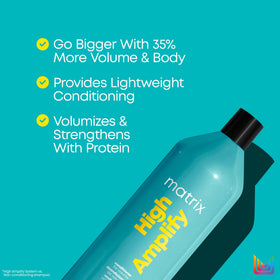 MATRIX conditioner texture on palm showing creamy, lightweight formula benefit