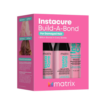 MATRIX mini kit front packaging showing trio and travel-ready benefit
