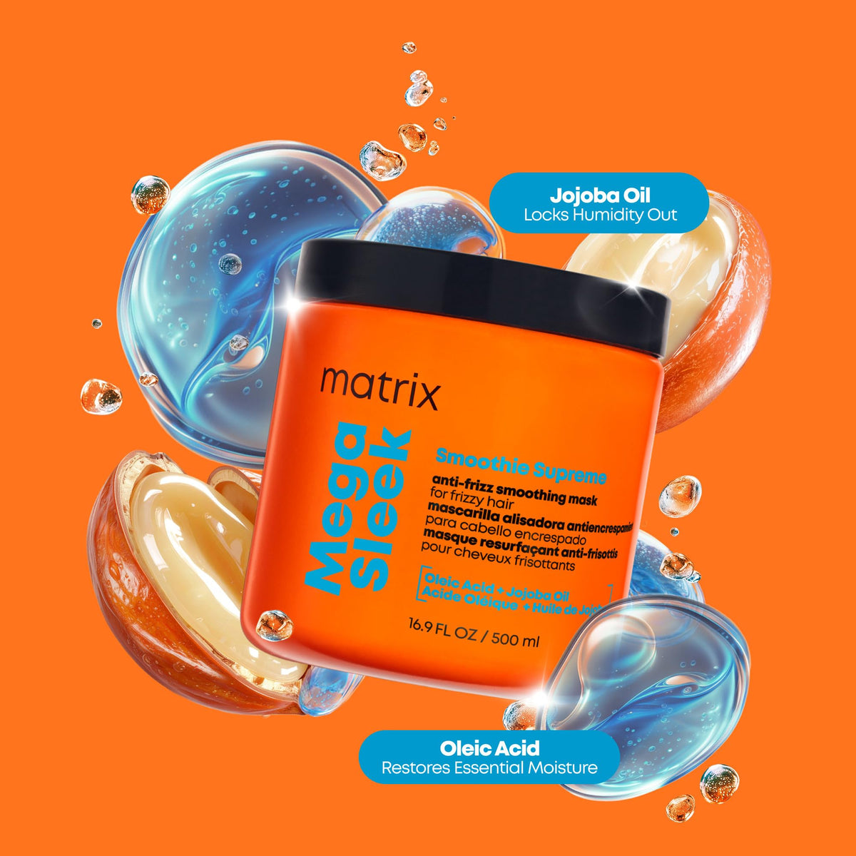 Matrix applied in salon setting demonstrating easier detangling benefit