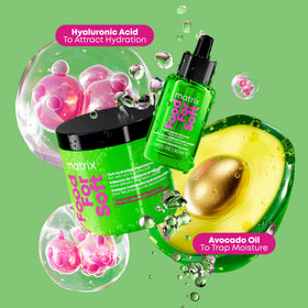 MATRIX hyaluronic acid detail illustrating moisture retention benefit