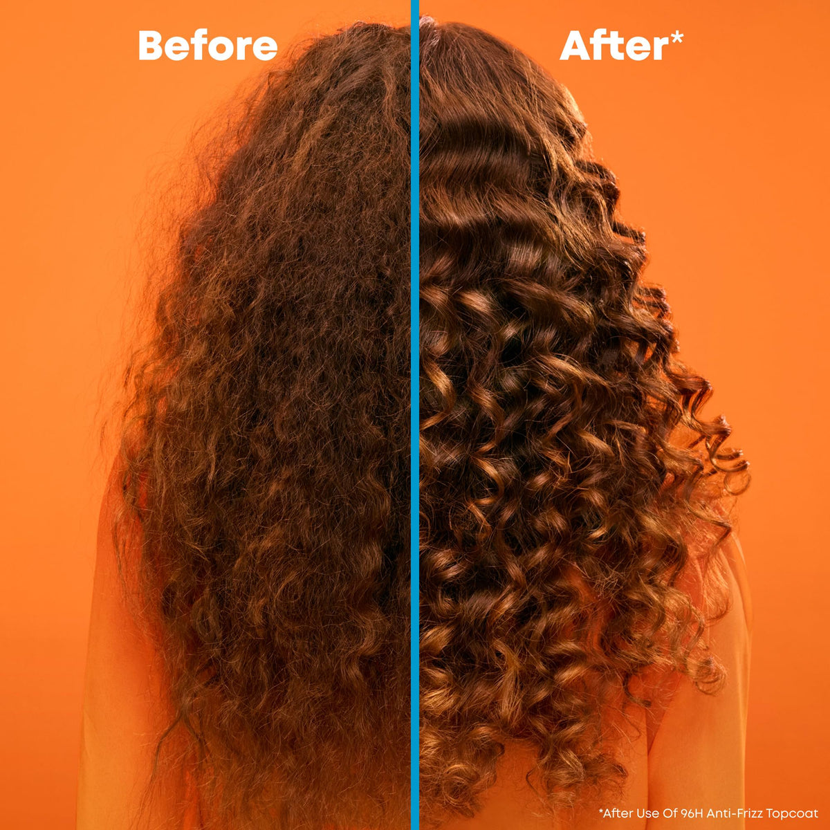 Matrix applying serum to damp hair before blow-drying for protection