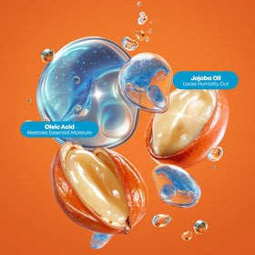 MATRIX jojoba oil and oleic acid concept image showing nourishing ingredient benefit